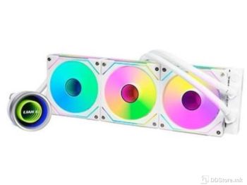 COOLERS CPU AIO LIAN LI GALAHAD II TRINITY SL-INF 360 ARGB, 3x120mm PWM UNI FAN SL-INF ARGB, White, GA2T36INW