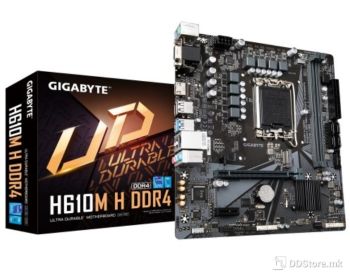 GigaByte H610M H DDR5 13th and 12th Gen i9/i7/i5/i3/Pen/Cele, LGA1700