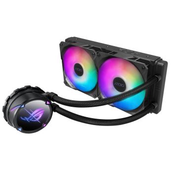 ASUS ROG STRIX LC II 240, all-in-one liquid CPU cooler with Aura Sync