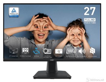 MSI PRO MP275 27"  IPS, 100Hz, 1ms, FHD, HDMI, VGA, Speakers, Frameless