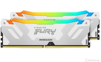 Kingston DIMM DDR5 32GB (2x16GB kit) 6800MT/s KF568C36RWAK2-32 FURY Renegade RGB White