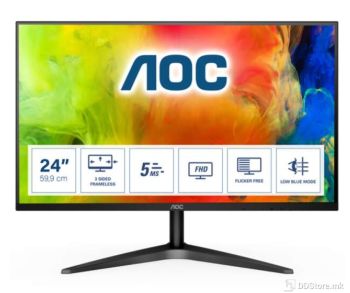 AOC 24B1H, 23.6", Wide format 16:9, 1920x1080