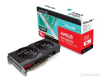 Sapphire AMD PULSE Radeon RX 7600 XT Gaming OC 16GB GDDR6 2xHDMI/2xDP Dual-X PCIe 4.0 DX12U