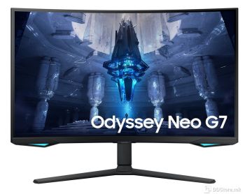 SAMSUNG S32BG750NP 32" Odyssey Neo G7, G75NB, Curved: 1000R, 165Hz, UHD 4K 3840x2160, 1ms