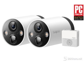 TP-Link Camera Tapo C420S2 Smart Wire-Free Security 2- Camera System