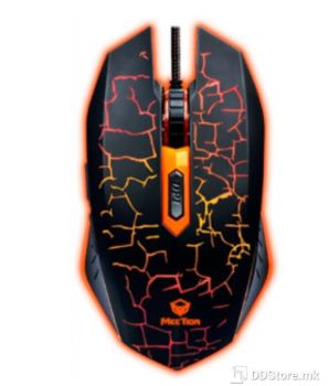 Meetion M930 GAMING Mouse Black, 4C Backlight