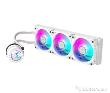 GIGABYTE Cooler CPU, AORUS WATERFORCE II 360 ICE white, 3x120mm ARGB Fans