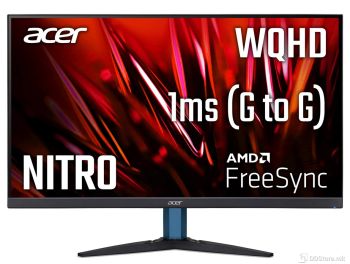 ACER Nitro KG272UBMIIPX, 27" LED IPS WQHD, 1ms VRB, speakers 2x2W