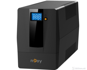 UPS NJOY Horus Plus 800VA/480W 2x Schuko, Single Phase ,Line-interactive (VI), Tower,Simulated Sine Wave, 2 x Schuko Battery Backup, Batteries Installed 1x GP09122L, Typical Backup Time