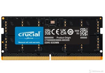 Crucial RAM, 32GB, DDR5, 5600MHz, SO-Dimm