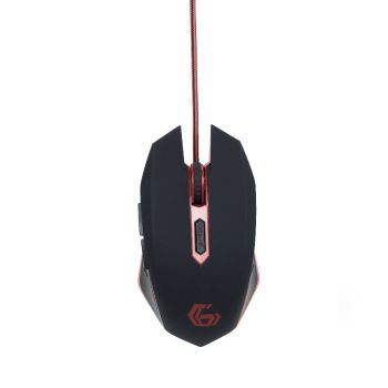 Gembird Gaming mouse, USB, red, PN:MUSG-001-R