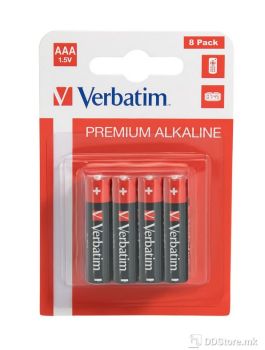 VERBATIM AAA BATTERY ALKALINE 4 PACK, Premium Micro AAA LR03 1.5V