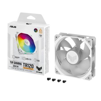 ASUS TUF GAMING TR120 ARGB Single Pack, White, TUF Gaming