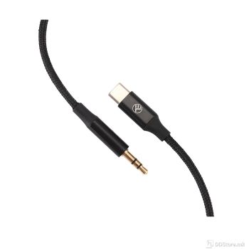 USB-C to 3.5mm Audio Cable Tellur DAC 1m Black