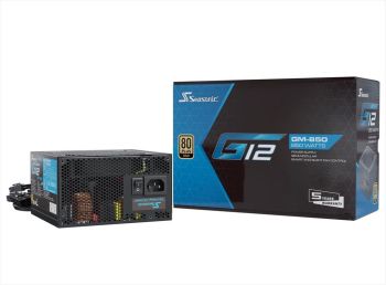 PSU 850W SEASONIC G12 GM-850 80+ GOLD , Semi Modular, Black, SSR-850FM