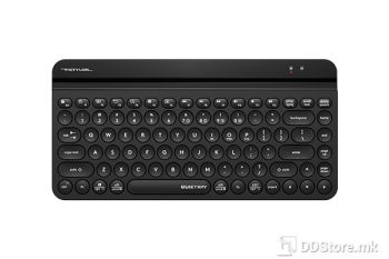 A4 FBK30 Dual Mode Wireless & Bluetooth Silent Black Keyboard
