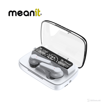 Earphones MeanIT B400 TWS Bluetooth w/Microphone White