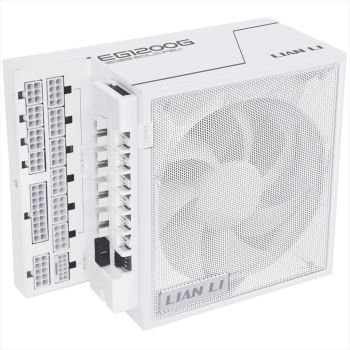 PSU 1200W LIAN LI EDGE EG1200G 80+ GOLD PCIe 5.1 (L-Shape, w/x4 USB 2.0 headers), FULL MODULAR White