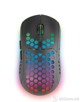 MARS Mouse Gaming MMW3 Wireless, 6 Anti-slip buttons, Lighting RGB Flow