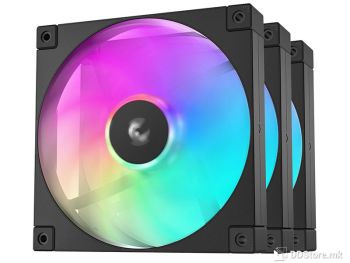 Case Fan 140x140x25 Deepcool FD14 ARGB (3 in 1) 1650rpm Super Silent LED Black