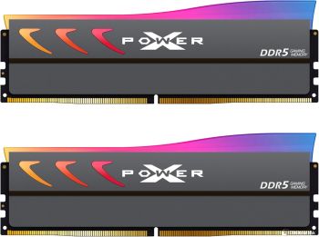 SILICON POWER Storm U-DIMM DDR5-6000 32GB (Kit of 2 x16GB), RGB Gaming, CL36