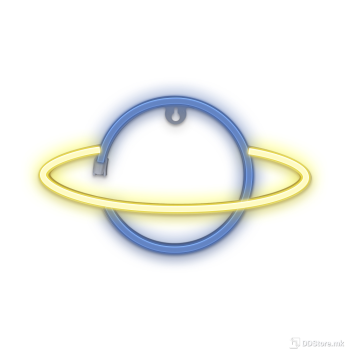 Wall LED Lights Neon Saturn FLNE11 Blue/Yellow