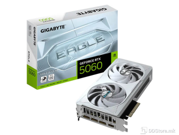 Gigabyte GeForce RTX 5060 EAGLE OC ICE 8GB GDDR7 HDMI/3xDP/DX12U/PCIe 5.0/WINDFORCE 2X