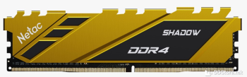DIMM 8GB DDR4 3200Mhz Netac Shadow Yellow CL16