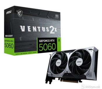 MSI GeForce RTX 5060 Ventus 2X OC 8GB GDDR7 (G5060-8V2C)