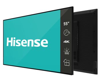 Hisense 55" 55DM66D 4K UHD 500 nits Digital Signage Display - 24/7 Operation