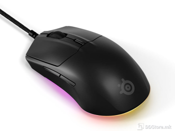 Mouse SteelSeries Rival 3 Gen 2 Gaming Optical 6-button Symmetrical RGB Black