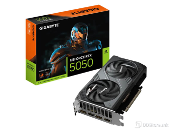 Gigabyte GeForce RTX 5050 WINDFORCE 2X OC V2 8GB GDDR6 2xHDMI/2xDP DX12U PCIe 5.0
