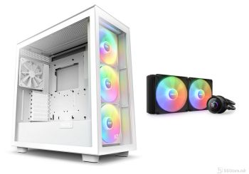 Bundle NZXT H7 Elite White ATX Mid-Tower + Kraken 280 RGB Water Cooling