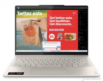 Lenovo Yoga 7 2-in-1 14AKP10 Seashell - Ryzen AI 5 340, 24GB, 1TB, 14"T, Win 10 Home