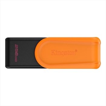 USB Flash Drive 3.2 Gen1 256GB KINGSTON DATA TRAVELER EXODIA S, Black/Orange, DTXS/256GB