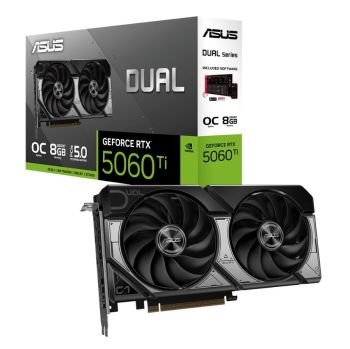 ASUS GeForce RTX 5060 Ti Dual OC 8GB GDDR7 Graphics Card (DUAL-RTX5060TI-O8G)