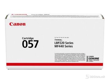 Canon toner CRG057 Black, kapacitet 3.100 str. for Canon LBP223dw, LBP226dw, LBP228x, MF443dw, MF445dw, MF446x, MF449x.