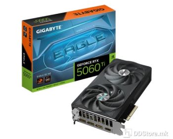 GigaByte Graphic Card PCI-E 5.0 GeForce RTX™ 5060 Ti EAGLE OC 8G 1.0, GDDR7, 128 bit