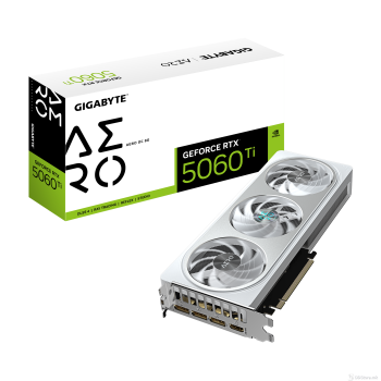 GigaByte Graphic Card PCI-E 5.0 GeForce RTX™ 5060 Ti AERO OC 8G 1.0, GDDR7, 128 bit, 2647 MHz