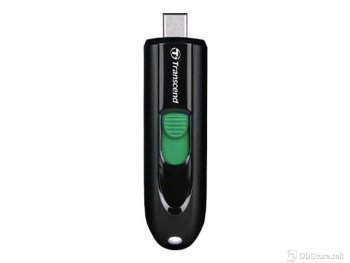 Transcend 64GB, USB3.2, FlashDrive, Type-C, Capless, Black