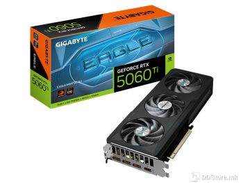 Gigabyte GeForce RTX 5060 Ti EAGLE MAX OC 8GB GDDR7 HDMI/3xDP/DX12U/PCIe 5.0/WINDFORCE 3X