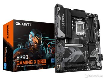 MB Gigabyte B760 GAMING X GEN5 DDR5 LGA1700 7600MHz OC 3xM.2/USB3.2/Type-C/2.5Gb/PCIe 5./ DP/HDMI