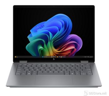 HP OmniBook X FlipNGAI 14" 2K Touch, Core Ultra 7, 32GB, 1TB SSD, Arc 140V, Win 11, Backlit, Gorilla Glass 3, Glacier Silver