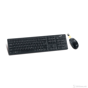 Genius Slimstar 8000ME Wireless black combo (Keyboard Slimstar + Mouse optical 1000dpi black)