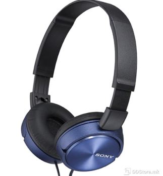 SONY MDRZX310L.AE, ZX series Foldable Over the ear Headphones, blue