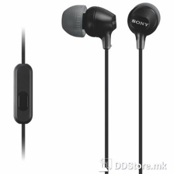 Earphones Sony MDR-EX15APB w/Microphone Black