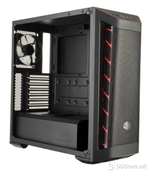 CoolerMaster MasterBox MB511 +PSU 500W CM Elite V3 230V RED