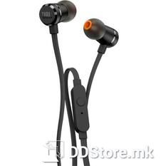 JBL T290 w/microphone Black Earphones