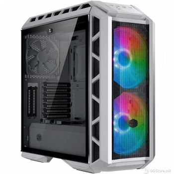 CoolerMaster MasterCase H500P Mesh ARGB, White, Mid Tower