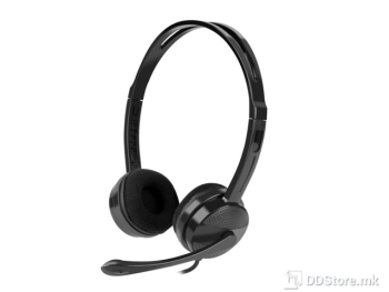 Natec Canary Go w/Microphone Black 4-Pin Headphones
